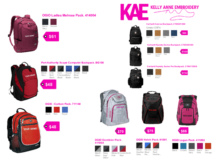 🎒📅 July Newsletter: Personalize Your Back-to-School Style with Kelly Anne Embroidery! 🎒